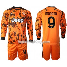 Juventus Morata 9 Børn 3. Fodboldsæt 2020-21 L/S (+ Korte bukser)